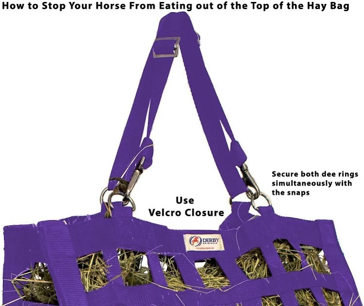 Derby Originals Four Sided Slow Feed Horse Hay Bag 2 Derby Originals Four Sided Slow Feed Horse Hay Bag - Image 2