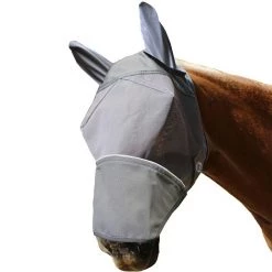 Derby Originals Reflective Fly Horse Mask with Ears & Nose Cover