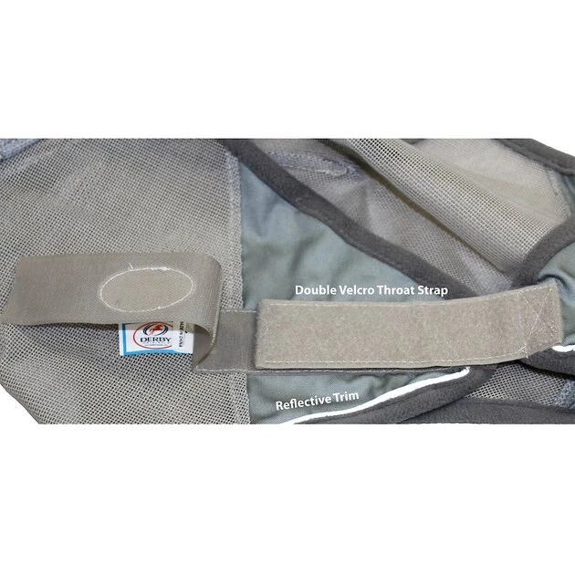 Derby Originals Reflective Fly Horse Mask with Ears & Nose Cover 3 Derby Originals Reflective Fly Horse Mask with Ears & Nose Cover - Image 3