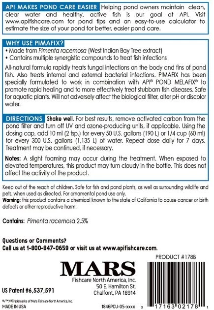 API Pond Pimafix Antifungal Pond Fish Infection Remedy 2 API Pond Pimafix Antifungal Pond Fish Infection Remedy - Image 2
