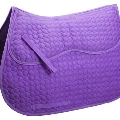 Derby Originals Extra Comfort English Horse Saddle Pad, Purple