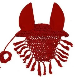 Derby Originals Horse Fly Veil & Ear Net, Full Horse