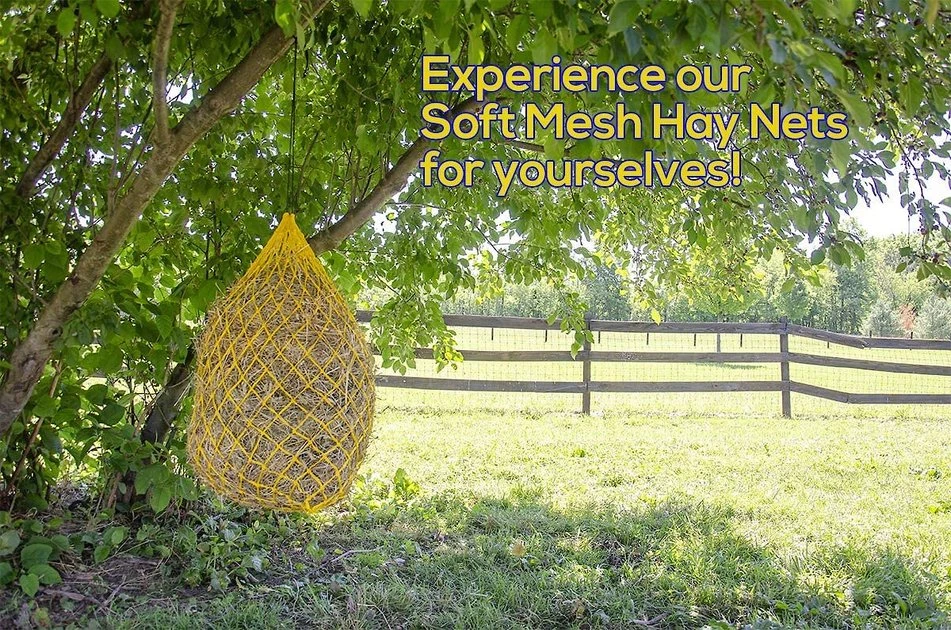 Derby Originals Hot To Trot Slow Feed Soft Mesh Poly Rope Hanging Horse Hay Net 3 Derby Originals Hot To Trot Slow Feed Soft Mesh Poly Rope Hanging Horse Hay Net - Image 3