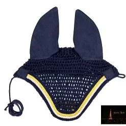 Derby Originals Paris Tack Show Crochet Horse Fly Veil & Ear Net