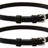Derby Originals Premium English Leather Spur Straps w/ Keepers, Black
