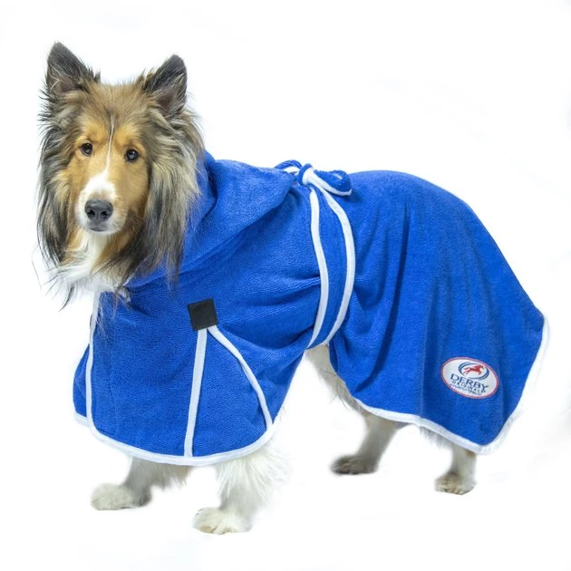 Derby Originals Ultra Flex Dog Bathrobe, Royal Blue 1 Derby Originals Ultra Flex Dog Bathrobe, Royal Blue