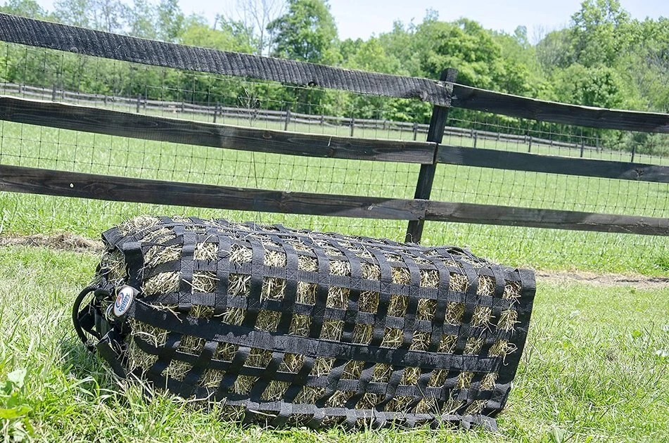 Derby Originals XL Go-Around Patented Four-Sided Slow Feed Horse Hay Bale Bag 3 Derby Originals XL Go-Around Patented Four-Sided Slow Feed Horse Hay Bale Bag - Image 3