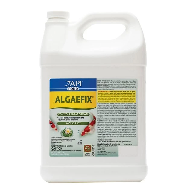 API Pond Algaefix Algae Control Solution, 1-gal bottle & API Pond-Zyme Sludge Destroyer Pond Sludge Remover, 16-oz bottle 2 API Pond Algaefix Algae Control Solution, 1-gal bottle & API Pond-Zyme Sludge Destroyer Pond Sludge Remover, 16-oz bottle - Image 2