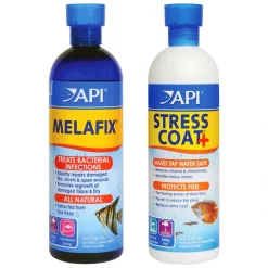 API Melafix Freshwater Fish Infection Remedy + Stress Coat Aquarium Water Conditioner