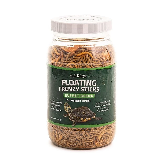 Fluker's Floating Frenzy Sticks Buffet Blend Aquatic Turtle Food, 6-oz bag 2 Fluker's Floating Frenzy Sticks Buffet Blend Aquatic Turtle Food, 6-oz bag - Image 2