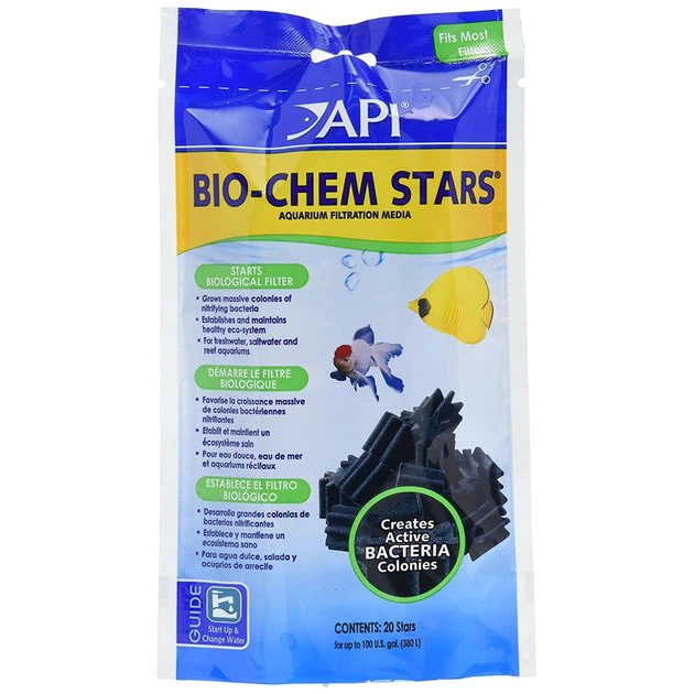 API Bio-Chem Stars Filtration Media for Biological Filter 1 API Bio-Chem Stars Filtration Media for Biological Filter