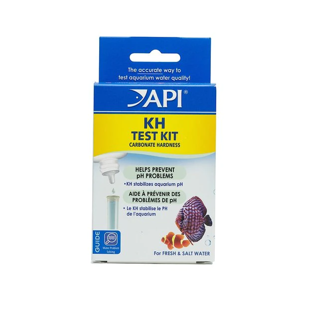 API KH Carbonate Hardness Fresh & Salt Water Aquarium Test Kit 1 API KH Carbonate Hardness Fresh & Salt Water Aquarium Test Kit