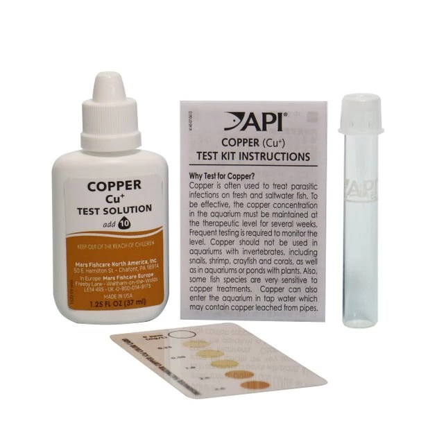 API Copper Cu+ Freshwater & Saltwater Aquarium Test Kit 3 API Copper Cu+ Freshwater & Saltwater Aquarium Test Kit - Image 3