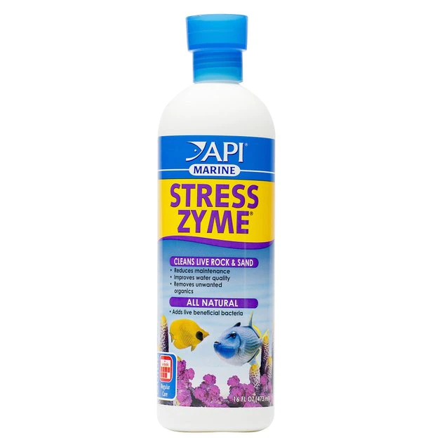 API Marine Stress Zyme Saltwater Aquarium Cleaning Solution 1 API Marine Stress Zyme Saltwater Aquarium Cleaning Solution