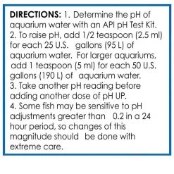 API pH Up Freshwater Aquarium Water Treatment -Deals API || Fluker's  Store 94419 PT7. SY630 V1570550519
