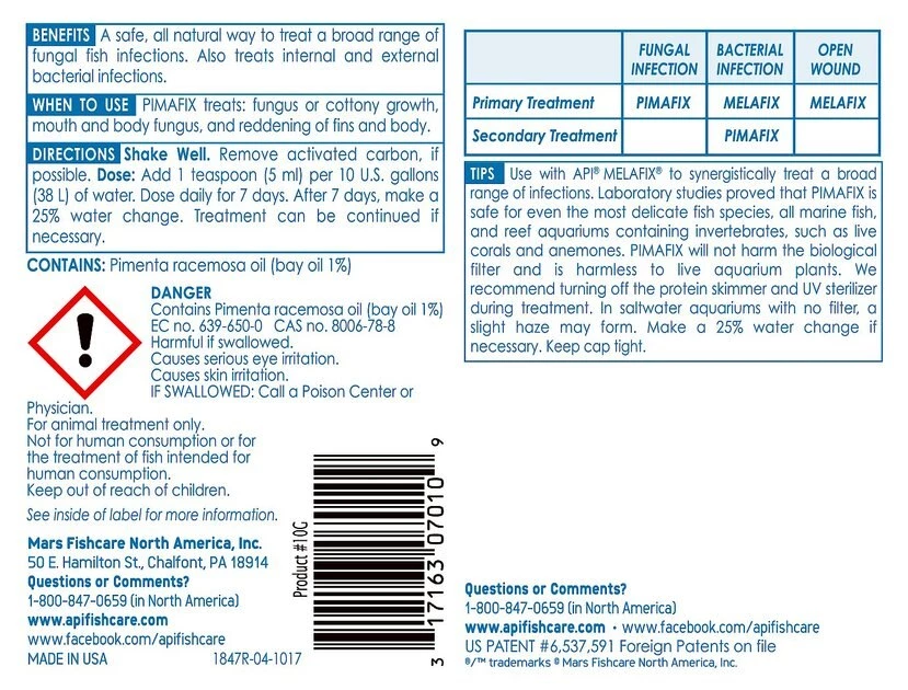 API Pimafix Freshwater & Saltwater Fish Fungal Infection Remedy 2 API Pimafix Freshwater & Saltwater Fish Fungal Infection Remedy - Image 2