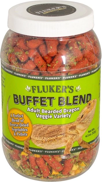 Fluker's Buffet Blend Veggie Variety Adult Bearded Dragon Food 1 Fluker's Buffet Blend Veggie Variety Adult Bearded Dragon Food