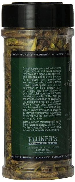 Fluker's Freeze-Dried Grasshoppers Reptile Treats 2 Fluker's Freeze-Dried Grasshoppers Reptile Treats - Image 2