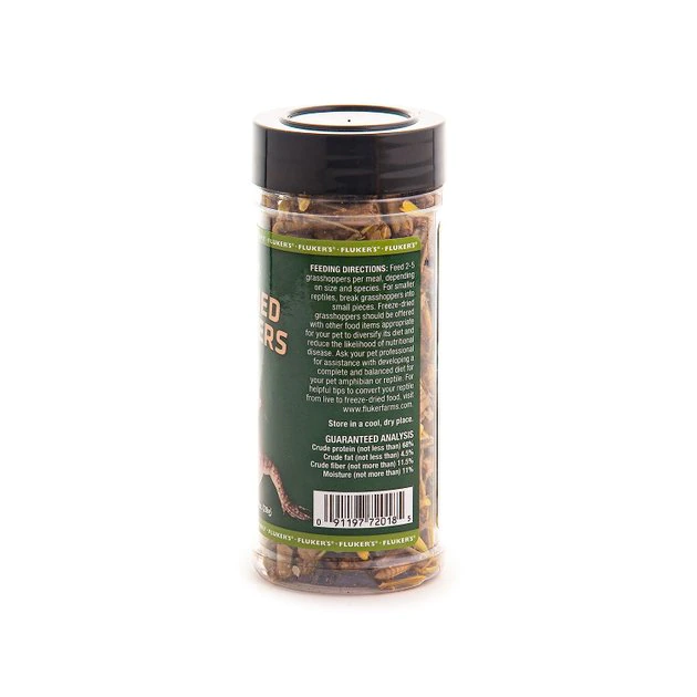 Fluker's Freeze-Dried Grasshoppers Reptile Treats 5 Fluker's Freeze-Dried Grasshoppers Reptile Treats - Image 5